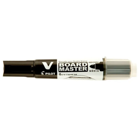 Esc pincel marcador permanente pilot bmaster md recarregavel preto (c/refil)