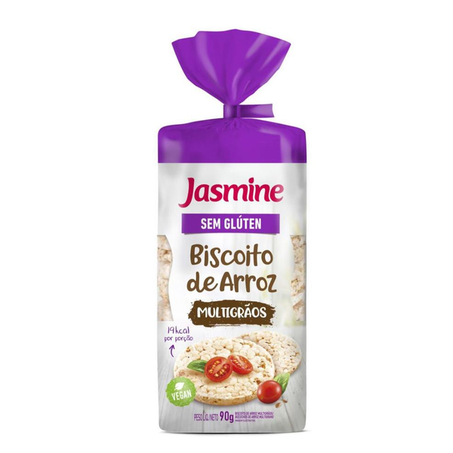 Biscoito de Arroz Multigrãos Jasmine 90g