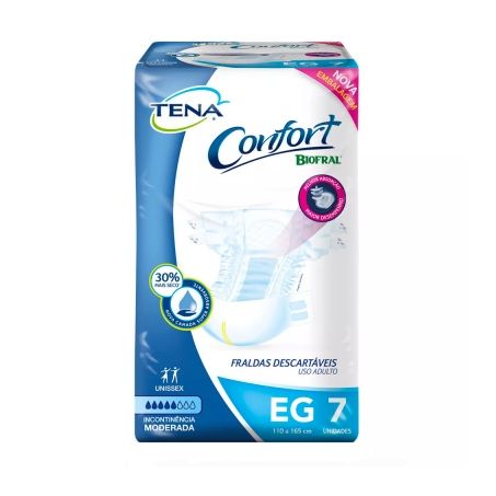 FRALDA TENA CONF. PLUS EG C/7UN 