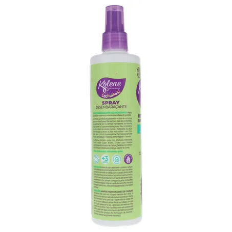 DESEMBARAÇANTE INFANTIL KOLENE CACHINHOS ALOE VERA E VITAMINAS SPRAY 300ML 360-26