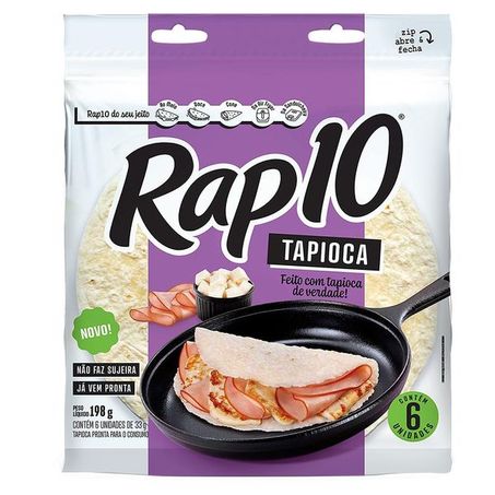 TORTILHA RAP 10 TAPIOCA 198G