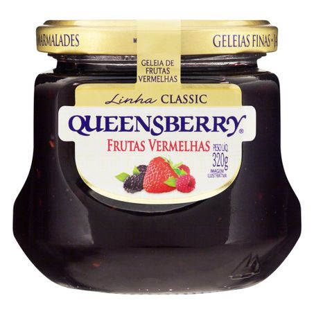 Geléia queensberry frutas vermelhas 320g