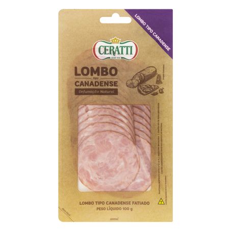 Lombo Canadense Defumado em Fatias Ceratti