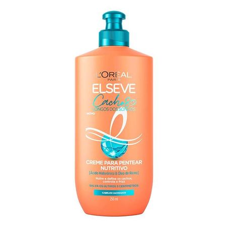 Creme pentear elseve 250ml cachos dos sonhos