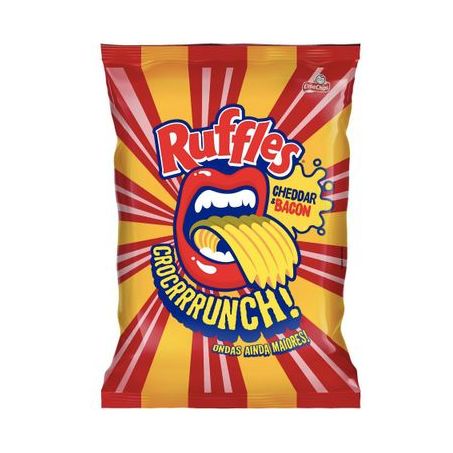 BATATA RUFFLES 37G CHEDDAR & BACON