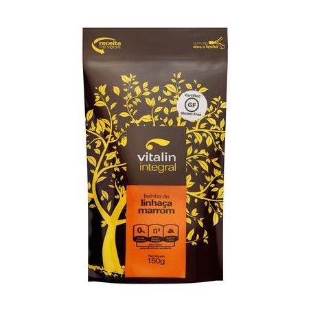Farinha de Linhaça Marrom Integral Vitalin Pouch 150G