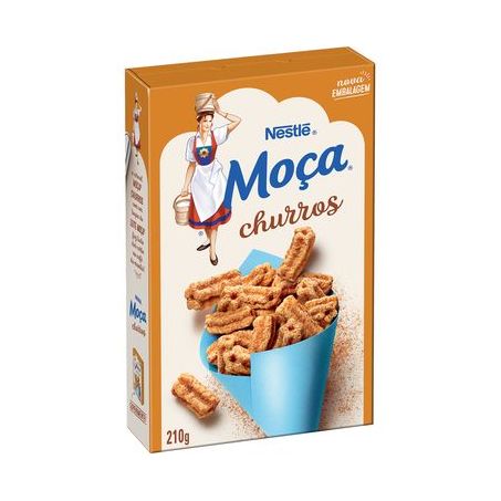 Cereal Matinal Nestlé Moça Flakes Churros Caixa 210gr
