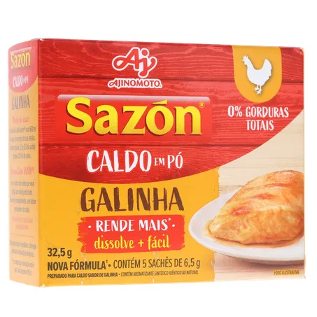 CALDO SAZON PÓ GALINHA 32,5G 360-34