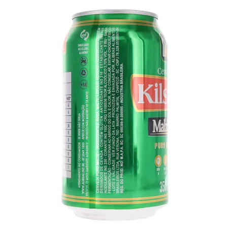 CERVEJA KILSEN MALZBIER PURO MALTE LATA 350ML 360-29