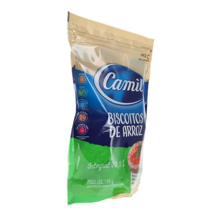 Biscoito de Arroz Camil Integral 150g 360-31