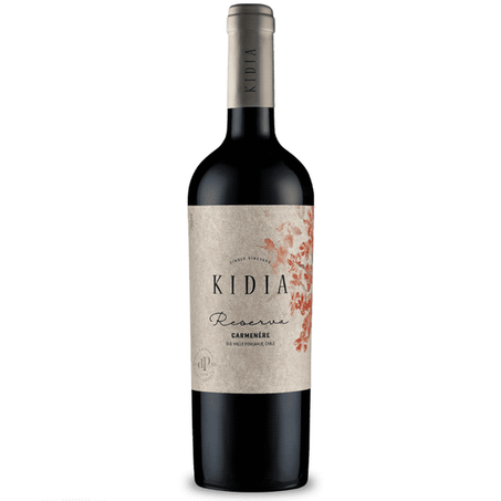 VINHO CHILENO TINTO KIDIA RESERVA CARMENERE 750ML