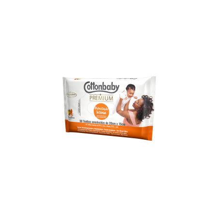 Toalha umedecida cottonbaby c/50 hidratação intensa
