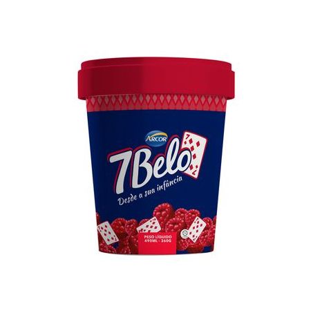 Sorvete 7 Belo Los Los Pote 490ML
