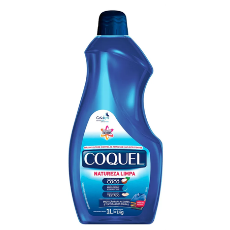 Lava Roupas Coquel Líquido Natureza Limpa Frasco 1l 
 