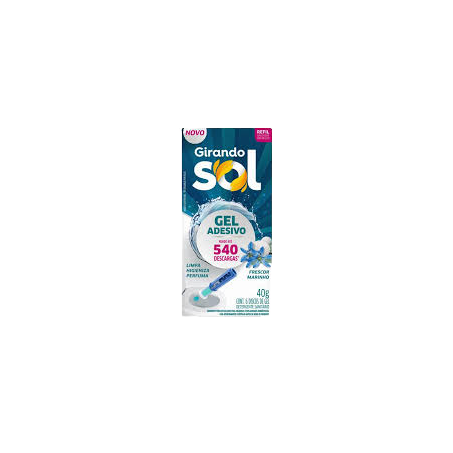 GIRANDO SOL GEL ADESIVO REFIL FRESCOR MARINHO 40 G
