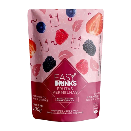 PREPARO PARA DRINKS FRUTAS VERMELHAS EASY DRINKS