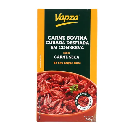 Carne Seca Vapza Desfiada E Cozida 400G 360-0