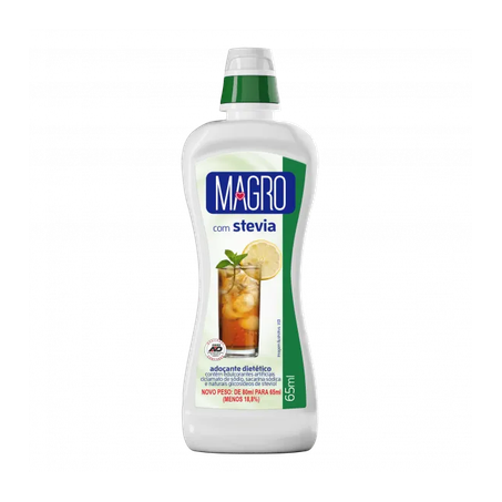 Adoçante Magro Com Stevia Pote 65ml 
