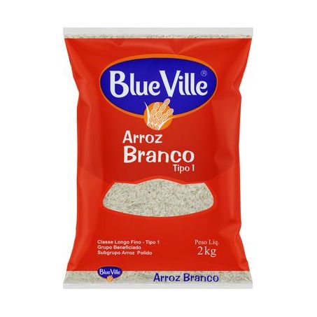 Arroz blue ville branco t1 2kg