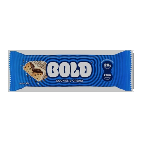 BARRA PROTEICA BOLD COOKIES  CREAM 60G