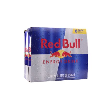 Energetico red bull trad 250ml 6un 360-57