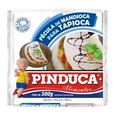 Fécula de Mandioca Pinduca para Tapioca 500g