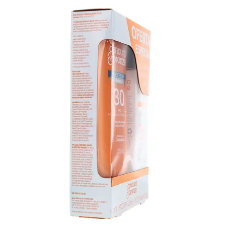 Kit cenoura e bronze protetor solar 200ml + facial 50g fps 30 360-29