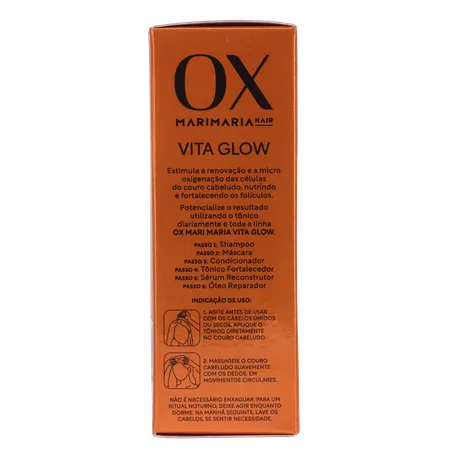 Tônico Capilar Fortalecedor Mari Maria Ox Vita Glow Frasco com 30Ml 360-27