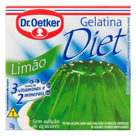 GELATINA EM PÓ DIET LIMÃO DR. OETKER