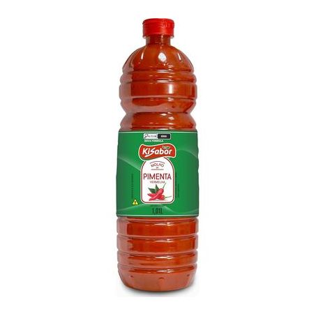 Molho Kisabor Pimenta Vermelha 1,01L