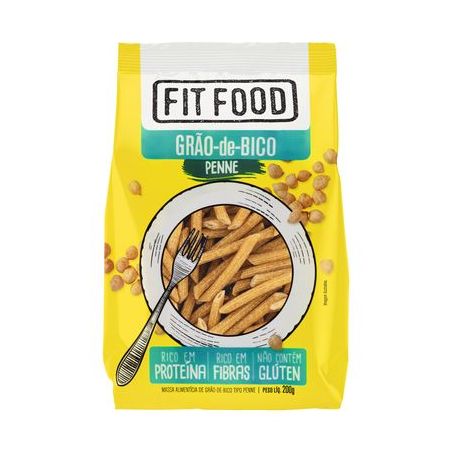 MACARRAO FIT FOOD PENNE GRAO DE BICO 200G