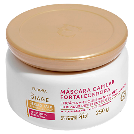 Máscara Fortalecedora Eudora Siàge Resistência Antiqueda Pote 250g 360-1