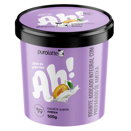 Iogurte Puro Latte Sabor Ameixa 500g