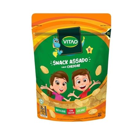 SNACK VITAO ASSADO CHEDDAR 40G