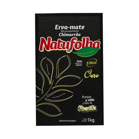Erva-mate Chimarrão A Vácuo Ouro Natufolha Pacote 1KG