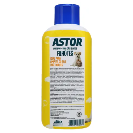 SHAMPOO ASTOR FILHOTES CAES E GATOS 500ML 360-18