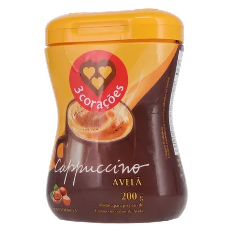 Cappuccino 3 Corações Avelã Pt 200g 360-2