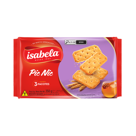 BISCOITO ISABELA PIC NIC 350G