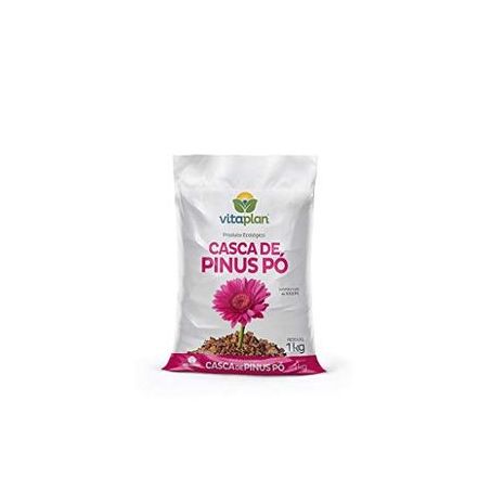 Casca pinus polida média nutriplast 1kg