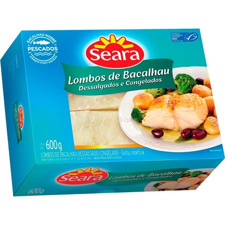 Lombo de Bacalhau Seara 600g - Dessalgado