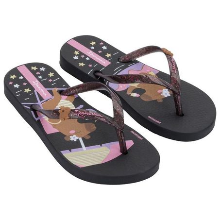 CHINELO GRENDENE BV412 25/26 IPANEMA HYPE INF PRETO/PRET