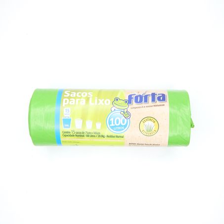 SACO LIXO FORTA CITRONEL 100LT 15UN