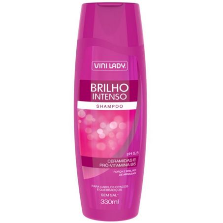 Shampo vini lady ceramidas brilho intenso 330ml