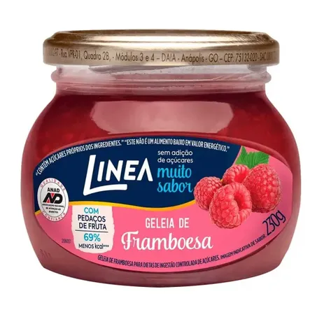 Geleia Linea Zero Framboesa 230g