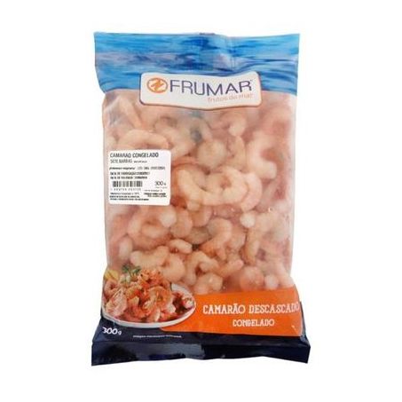 Camarao vannamei frumar 300g congelado descascado cozido