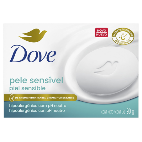SABONETE DOVE PELE SENSÍVEL 90G