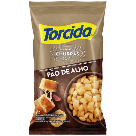 SALGADINHO TORCIDA SABOR PÃO DE ALHO 35G