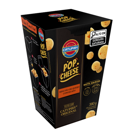 MiIni Pão De Queijo Pop Cheese Catupiry 390g