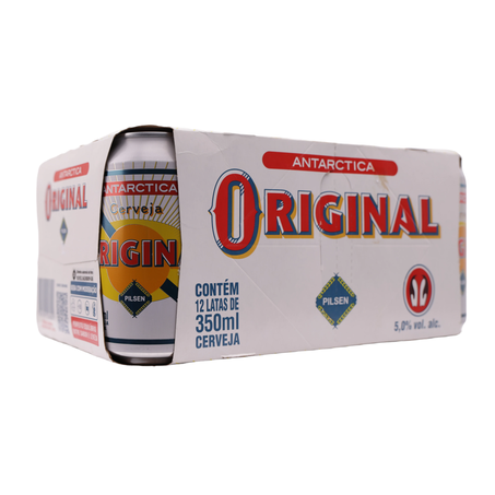 Cerveja antarctica original pilsen 350ml caixa com 12un 360-25