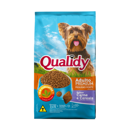 RACAO QUALIDY ADULTO PEQ PORTE 10KG ORI CARNE